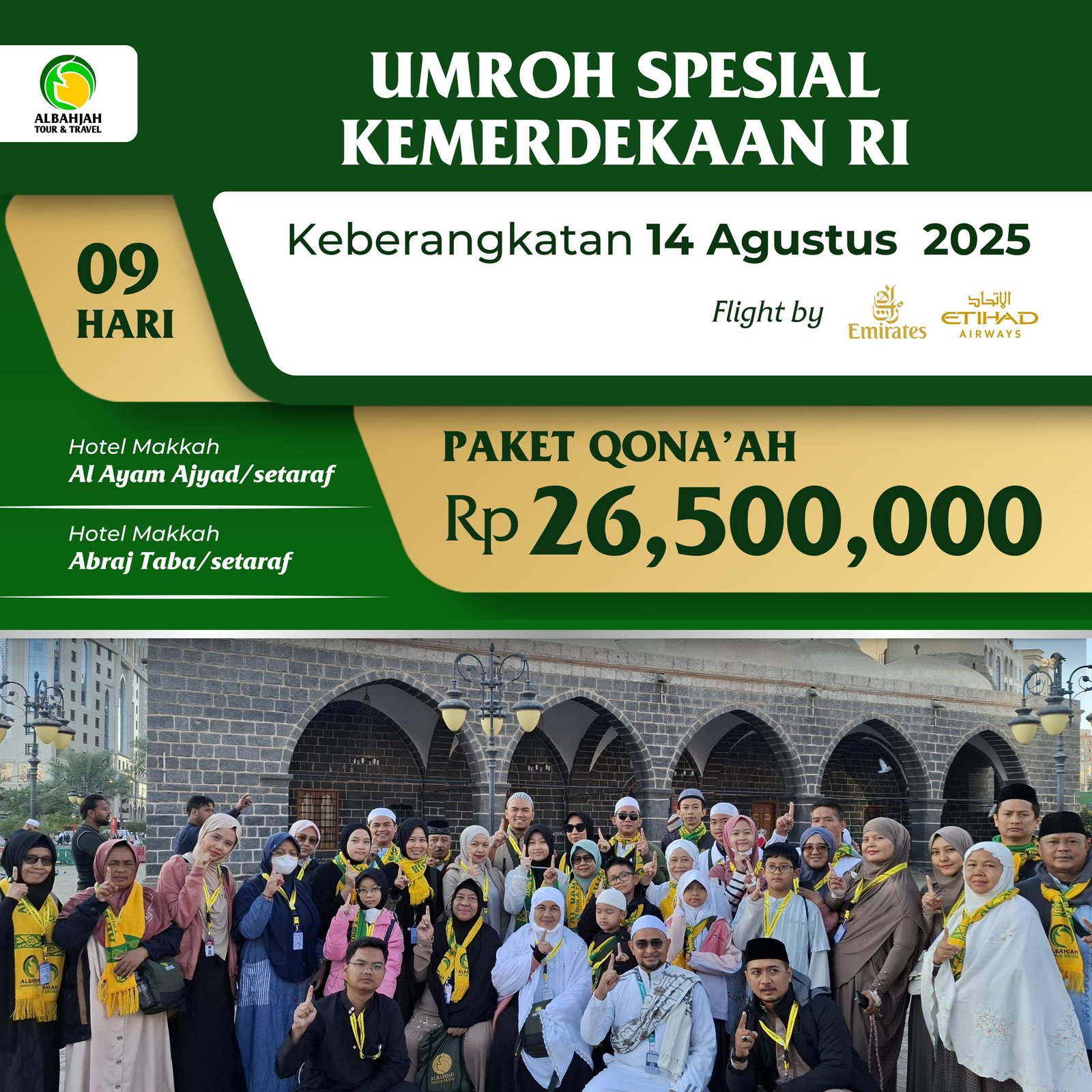 Umroh Kemerdekaan (14 agustus 2025)